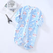Baby-Schlafanzug Katze, flache Nähte und weiches Material, Baby-Pyjama zum Einkuscheln, Vorderansicht