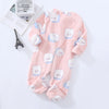 Baby-Schlafanzug Marshmallow, flache Nähte und weiches Material, Baby-Pyjama zum Einkuscheln, Vorderansicht