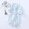 Baby-Schlafanzug mit Reißverschluss, flache Nähte und weiches Material, Baby-Pyjama zum Einkuscheln, Vorderansicht