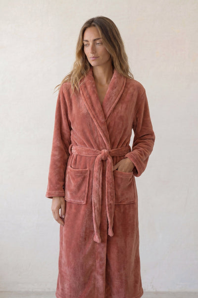 Bademantel Fleece