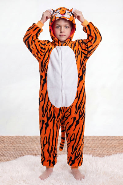 Einteiler Schlafanzug Kinder Tiger