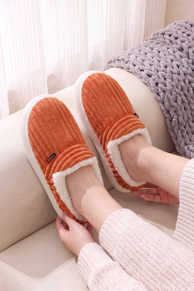 Hausschuhe Boots Orange