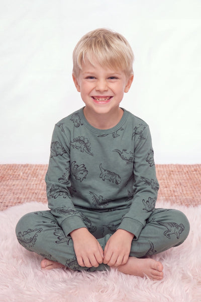 Kinder-Schlafanzug Dino Jungen