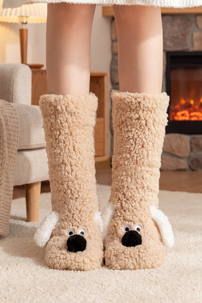 Kuschelsocken Plüsch Bär