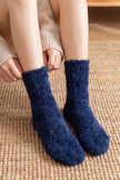 Kuschelsocken Rutschfest, flauschiges Material, warme Kuschelsocken zum Einkuscheln, Vorderansicht