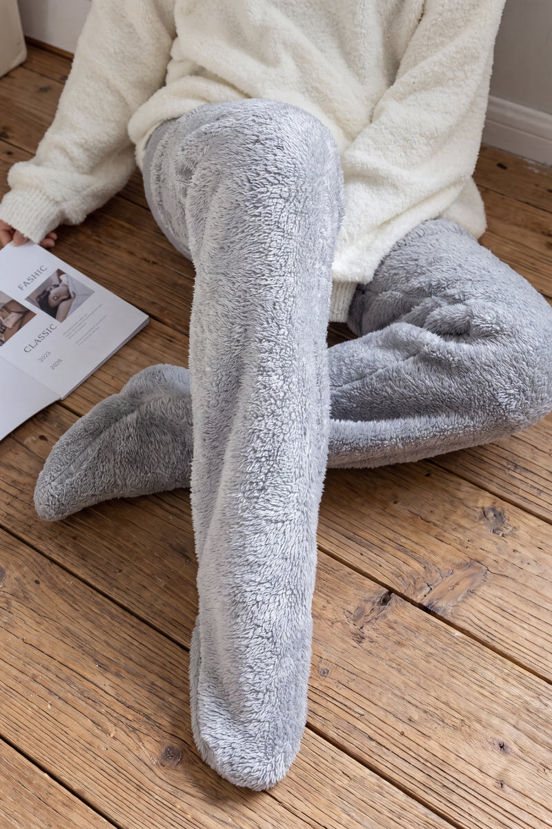 Kuschelsocken Ultrawarm, flauschiges Material, warme Kuschelsocken zum Einkuscheln, Vorderansicht