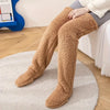 Kuschelsocken Ultrawarm, flauschiges Material, warme Kuschelsocken zum Einkuscheln, Rückansicht