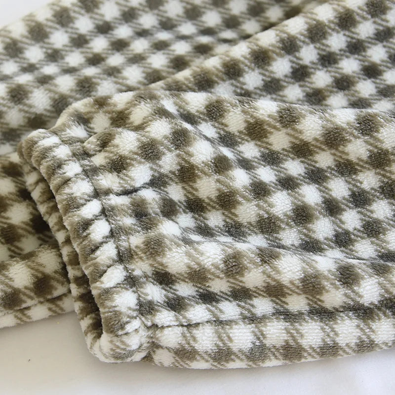 Schlafhose Vichy-Karo Herren, weicher Gummibund, Pyjamahose für Herren zum Einkuscheln, Rückansicht