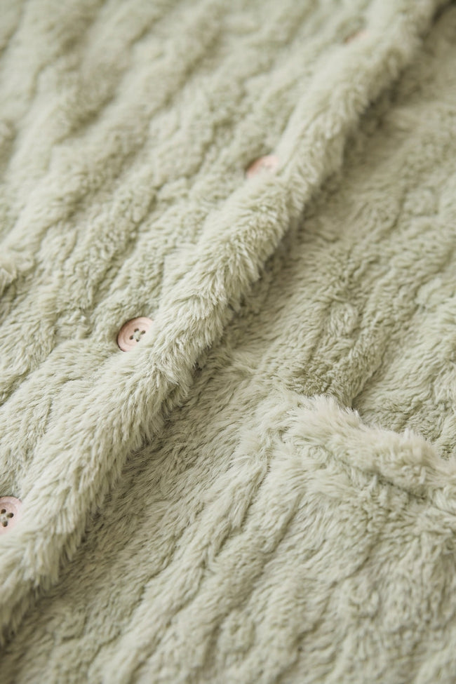 Fleecejacke Grün, Fleecejacke in Grün für Damen, weich und warm für gemütliche Stunden zu Hause